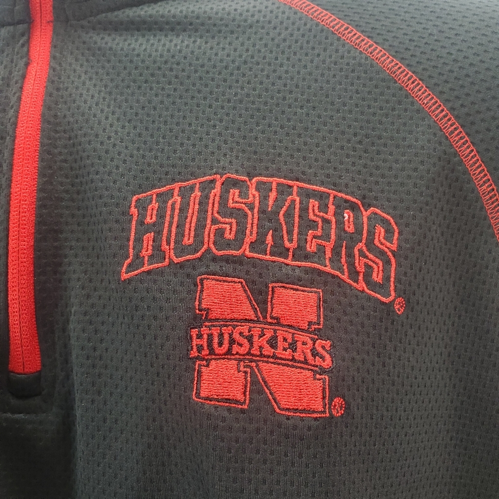 Men's Medium Jacket Nebraska Cornhuskers Pullover - Picture 3 of 12